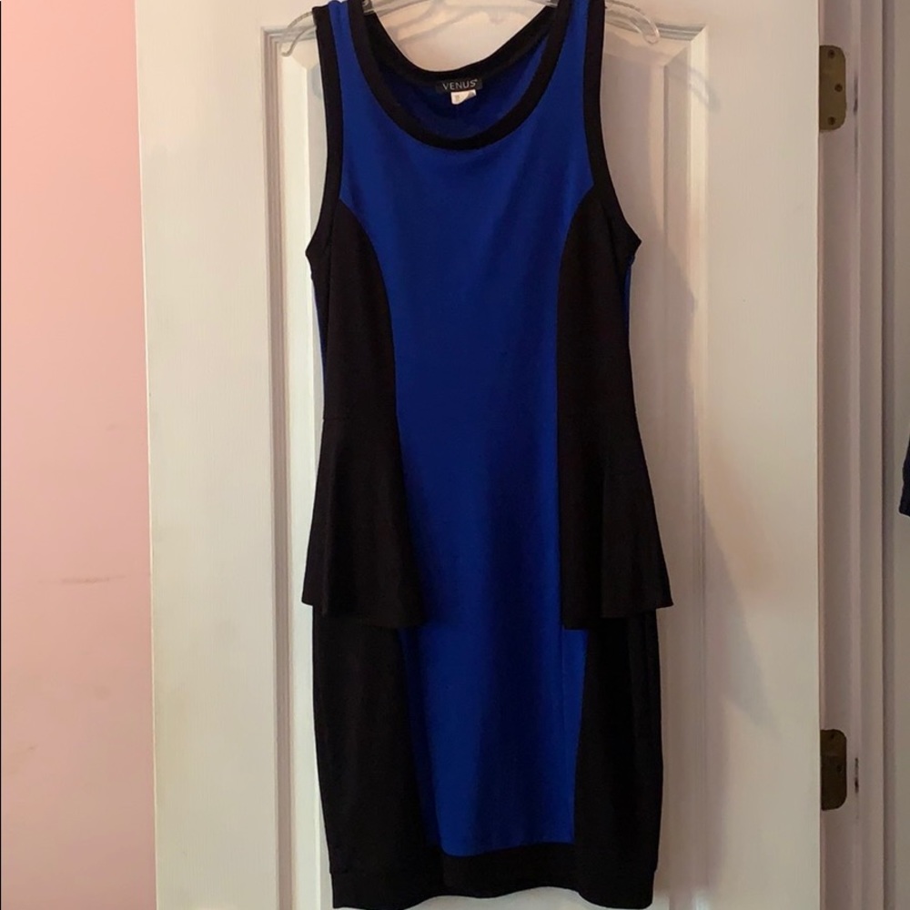 Blue/Black Dress